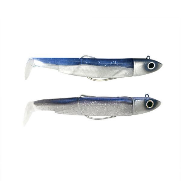 Fiiish Black Minnow 120 Bleu / Electric Blue 25g Off Shore Double Combo