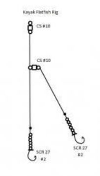 Cox&Rawle Kayak Flattie Rig #2 Cox&Rawle Kayak Flattie Rig #2