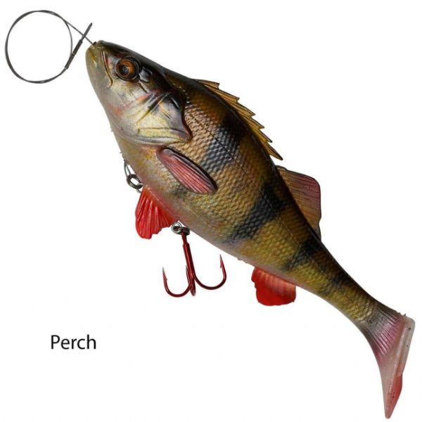 4D LINE THRU PERCH SHAD 20CM 100G SLOW SINK PERCH