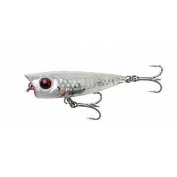3D MINNOW POPPER 4.3CM 4G FLOATING CRYSTAL WHITE 3D MINNOW POPPER 4.3CM 4G FLOATING CRYSTAL WHITE