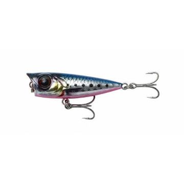 3D MINNOW POPPER 4.3CM 2.6G FLOATING PINK BELLY SARDINE 3D MINNOW POPPER 4.3CM 2.6G FLOATING PINK BELLY SARDINE