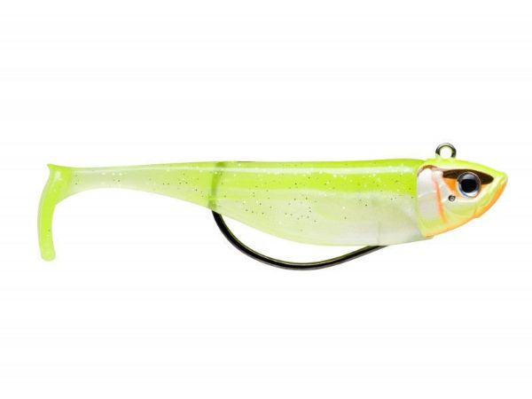 STORM 360GT BISCAY SHAD COASTAL - 16G - 9CM COASTAL HOT CHARTREUSE