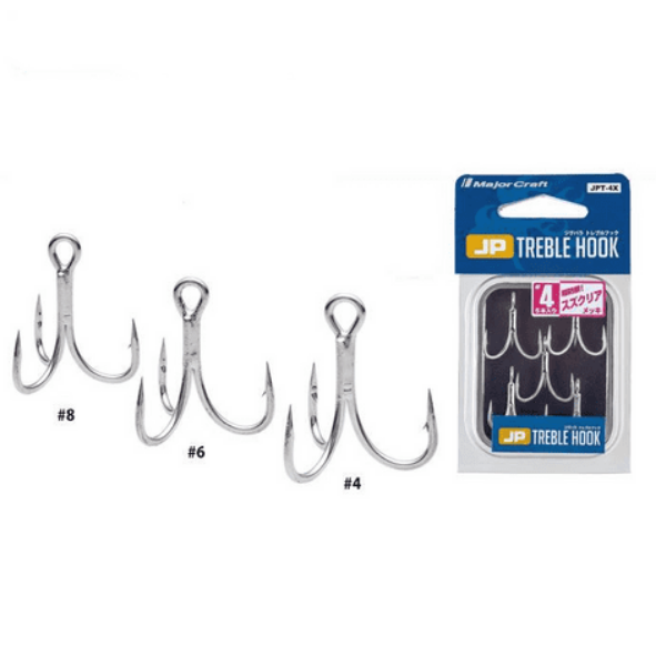 Picture of Major Craft Jigpara Treble Hooks Silver