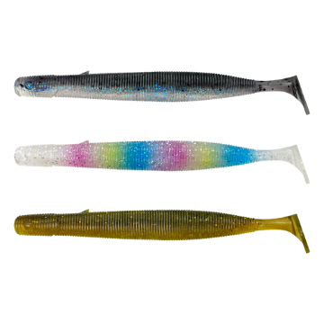 Gravity Stick Paddletail 14cm 15g Sinking Ghost Mix 6pc Gravity Stick Paddletail 14cm 15g Sinking Ghost Mix 6pc