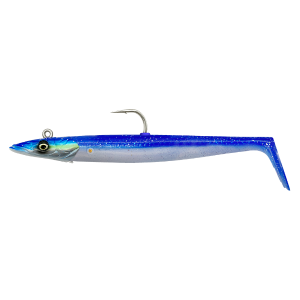 SAVAGE GEAR SANDEEL V2 12CM 22G SINKING BLUE PEARL SILVER 2+1