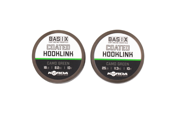 Korda Basix Coated Hooklink 18lb 10m