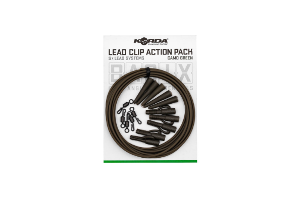 Korda Lead Clip Action Pack Camo Green