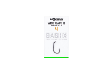 Korda Basix Wide Gape Size 4 Barbless Korda Basix Wide Gape Size 4 Barbless