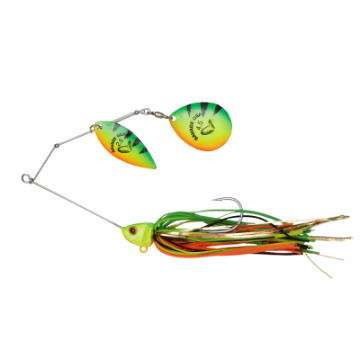 SAVAGE DA'BUSH SPINNERBAIT 14CM 21G SINKING FIRETIGER SAVAGE DA'BUSH SPINNERBAIT 14CM 21G SINKING FIRETIGER