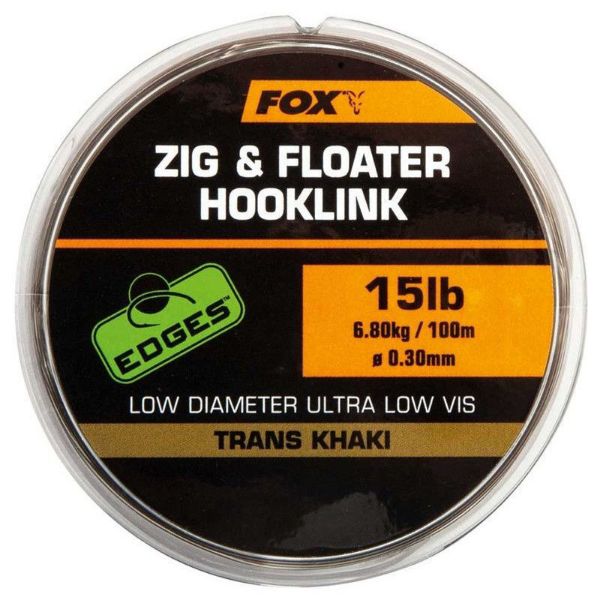 Fox Edges Zig &amp; Floater Hooklink 12lb