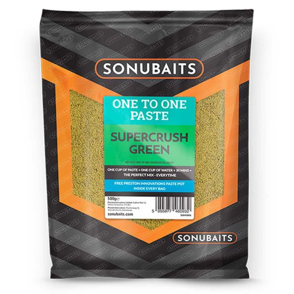 SONUBAITS ONE TO ONE PASTE SUPERCRUSH GREEN