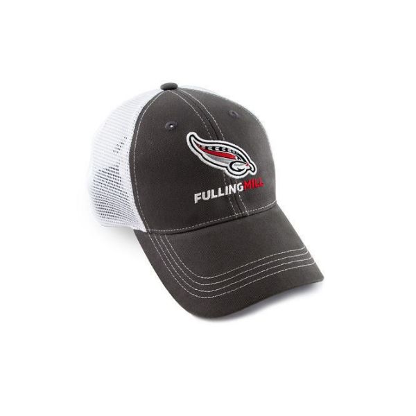 Fulling Mill Trucker Cap Graphite & White