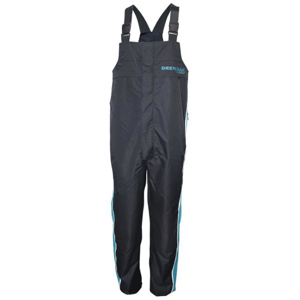 DRENNAN 25K WATERPROOF SALOPETTES AQUA/BLACK