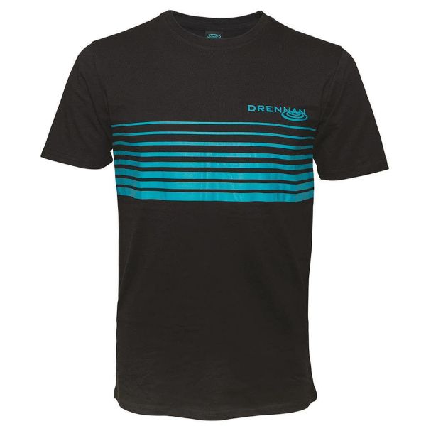 DRENNAN T-SHIRT AQUA/BLACK