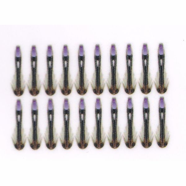 Semperfli Synthetic Jungle Cock 10mm Extra Small Purple