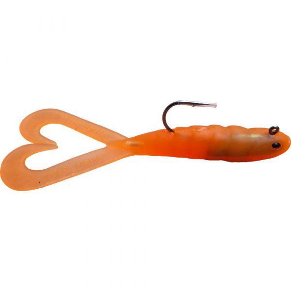 Red Gill Twin Turbo Cod Lures Fluoro Orange