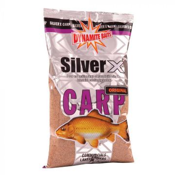 DYNAMITE BAITS SILVER X CARP GROUNDBAIT ORIGINAL DYNAMITE BAITS SILVER X CARP GROUNDBAIT ORIGINAL