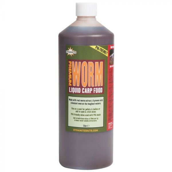 DYNAMITE WORM LIQUID CARP FOOD 1LTD