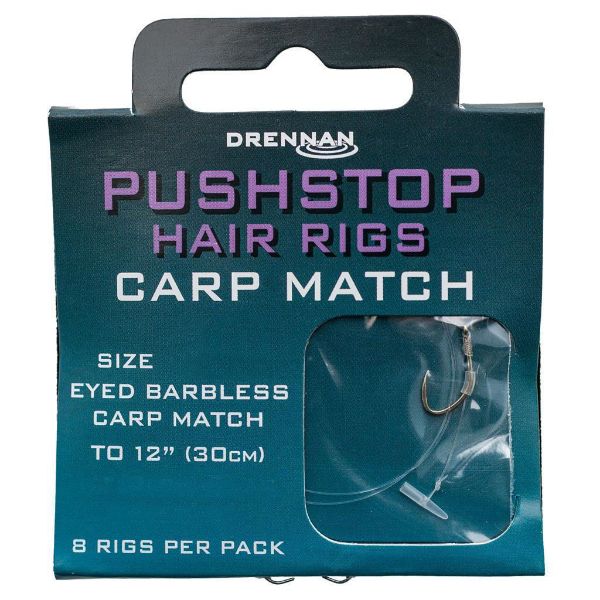 DRENNAN CARP MATCH PUSHSTOP HAIR RIGS