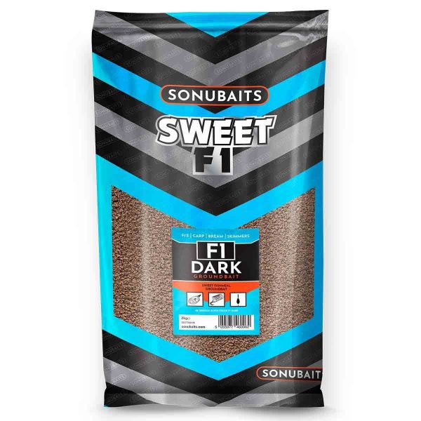 SONUBAITS F1 DARK GROUNDBAIT 2KG