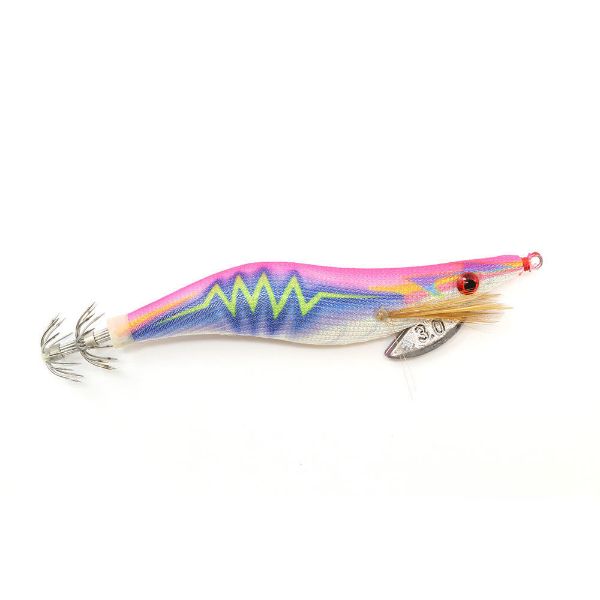 HTO Hot Coat, Pink & White, 2.5 Squid Jig