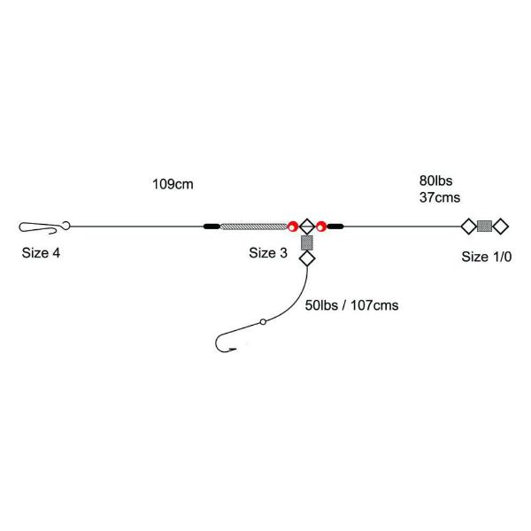 Tronix Pro 1Hook Clipped - Size 1/0