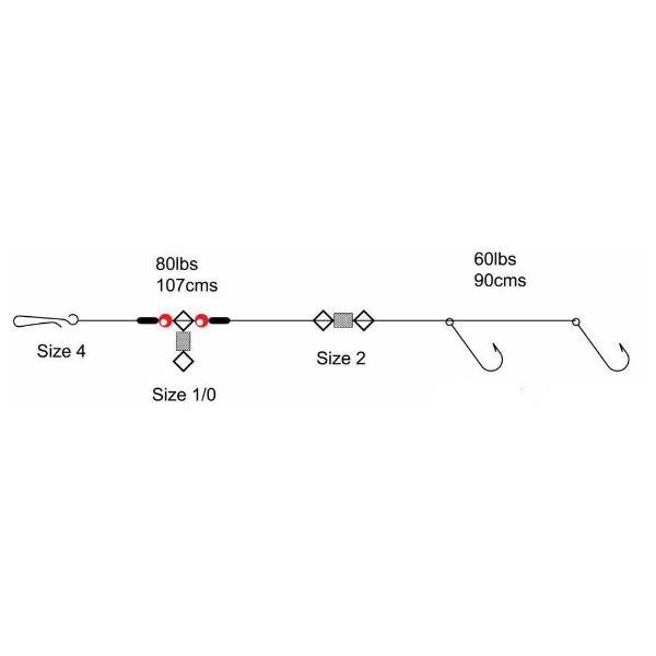 Tronix Pro Pulley Pennel, 1/0