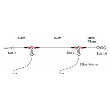 Tronix Pro 2Hook Flapper, 1/0 Tronix Pro 2Hook Flapper, 1/0