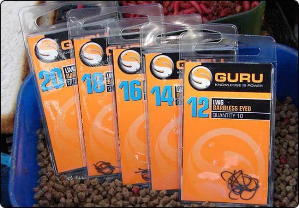 Picture of Guru LWG Barbless Eyed Hooks