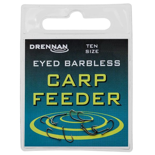 DRENNAN CARP FEEDER HOOKS , BARBLESS