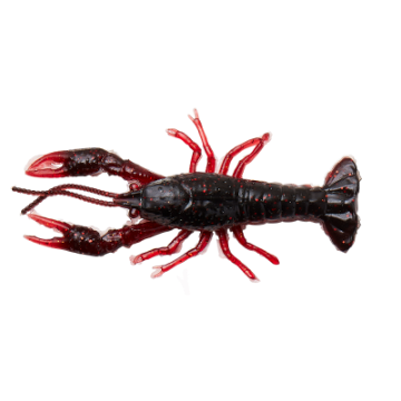 Savage Gear Ned Craw 6.5cm 2.5g Floating - Black & Red 4PCS Savage Gear Ned Craw 6.5cm 2.5g Floating - Black & Red 4PCS