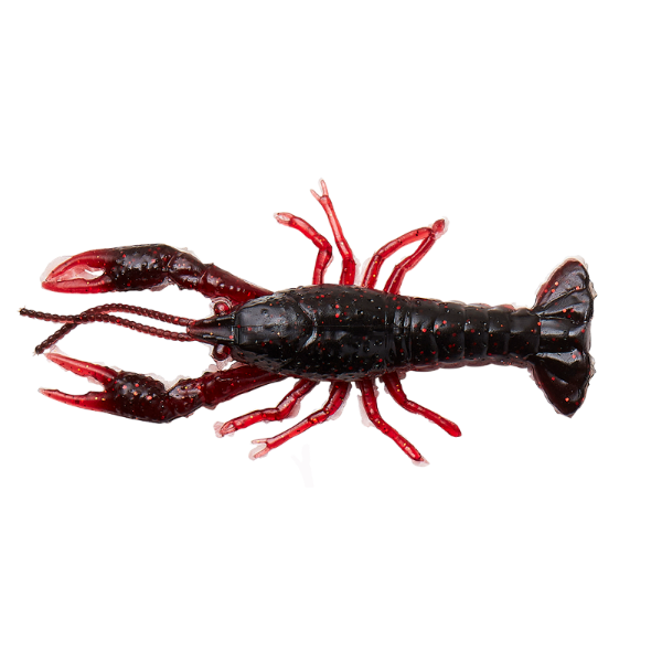Savage Gear Ned Craw 6.5cm 2.5g Floating - Black & Red 4PCS