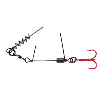 Savage Gear SS Corkscrew Stinger - 3g 1x #1/0 35KG Red + BN Diameter 2pcs Savage Gear SS Corkscrew Stinger - 3g 1x #1/0 35KG Red + BN Diameter 2pcs