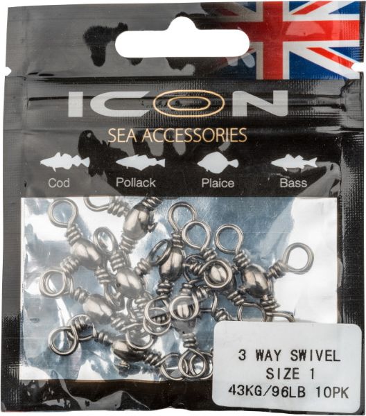 Icon 3 Way Swivel Size1 10pk