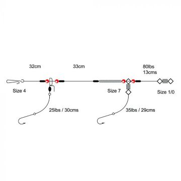 Tronix Pro 2 Hook Clipped, 4 Tronix Pro 2 Hook Clipped, 4