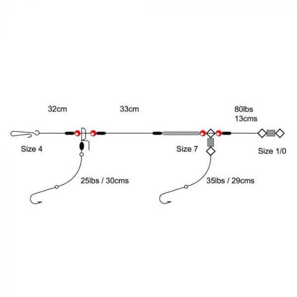 Tronix Pro 2 Hook Clipped, 4