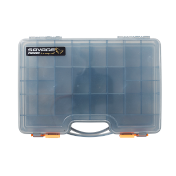 Savage Gear Lurebox 2 Sided Smoke Large 29.5X20.5X6.2CM Savage Gear Lurebox 2 Sided Smoke Large 29.5X20.5X6.2CM