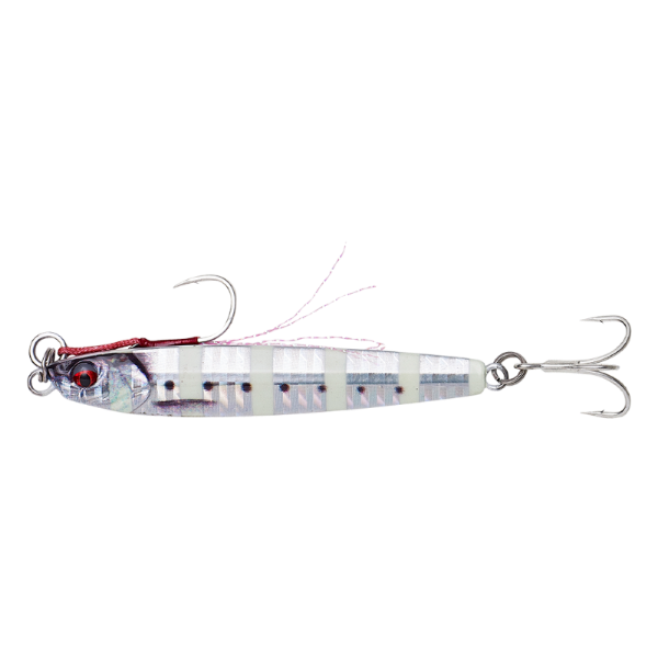 Savage Gear 3D Jig Minnow 5.4cm 8g Sinking - Zebra Glow PHP