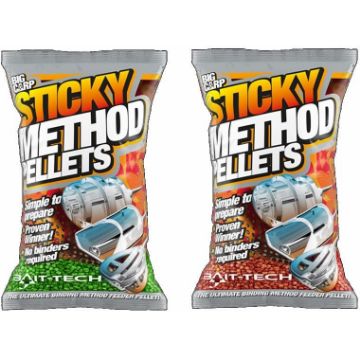 Bait-Tech Sticky Method Pellets Micro - Red 800g Bait-Tech Sticky Method Pellets Micro - Red 800g