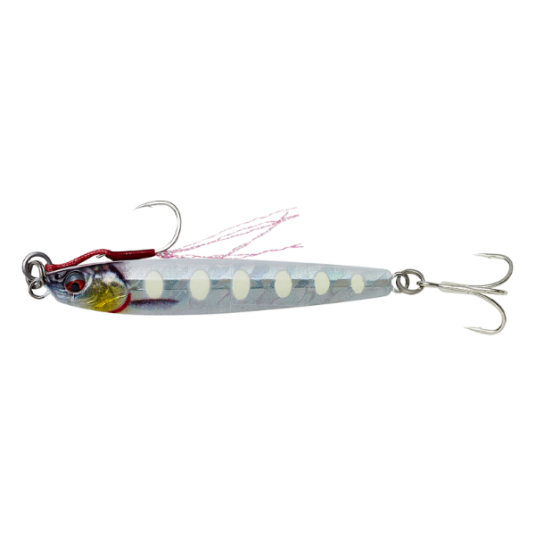 Savage Gear 3D Jig Minnow 6.8cm 15g Sinking  - White Glow PHP