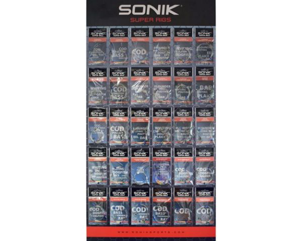 Sonik Super Sea Rigs 3 Hook Clipped - Sz2