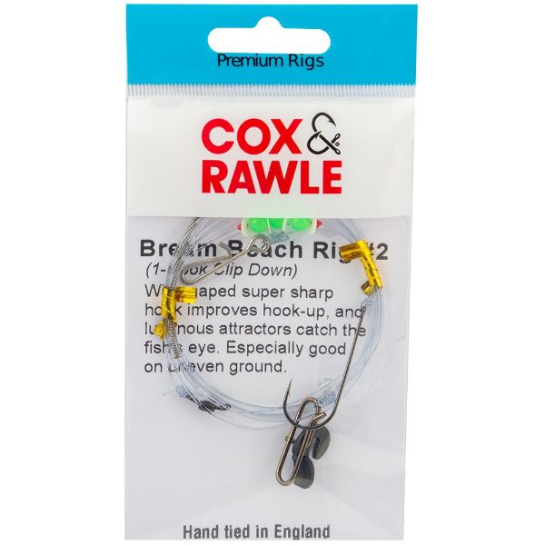 Cox & Rawle Bream Beach Rig #2 - 1 Hook Clip Down - Angling Centre