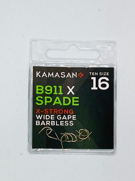 Kamasan B911 X-Strong Spade Hooks Barbless