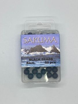 Sakuma 8mm Beads - Black Sakuma 8mm Beads - Black