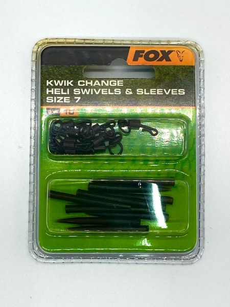 Fox Kwik Change Heli Swivels Sleeves - Size 7