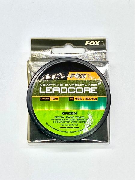 Fox Adaptive Leadcore Carp Fishing Green Brown 10m 25m 