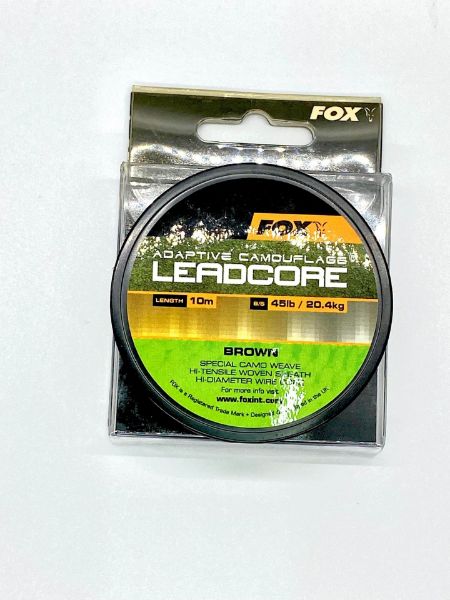 Fox Adaptive Camouflage Leadcore 10m 45lb - Brown