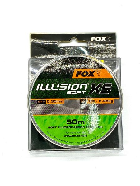 Fox Illision Fluorocarbon XS Soft 50m - 12lb