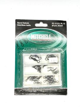 Mitchell Assorted Barrel Swivels - 30 pcs Mitchell Assorted Barrel Swivels - 30 pcs