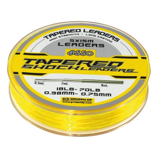 Asso Tapered Shock Leader Yellow